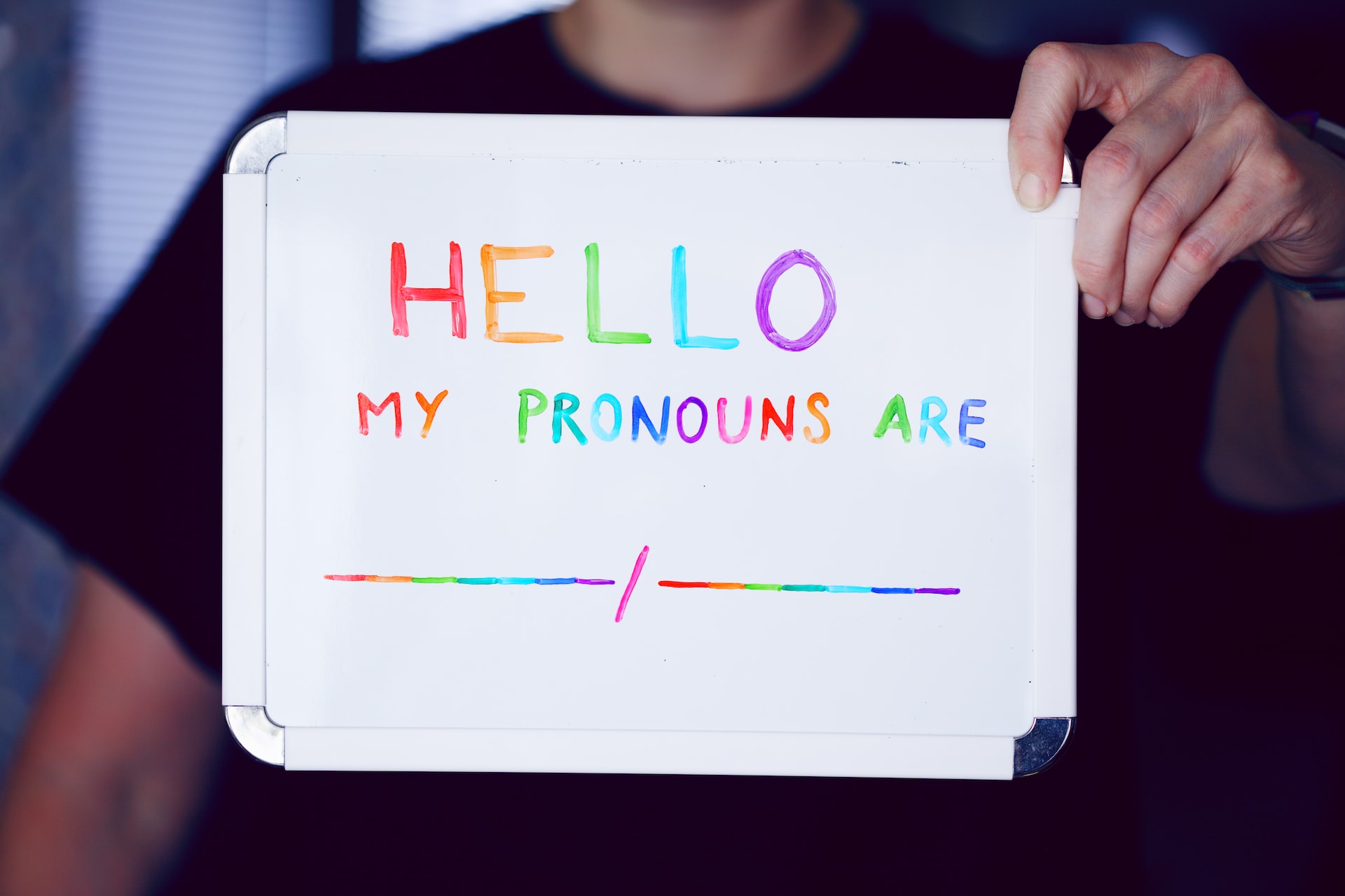 Pronouns matter.