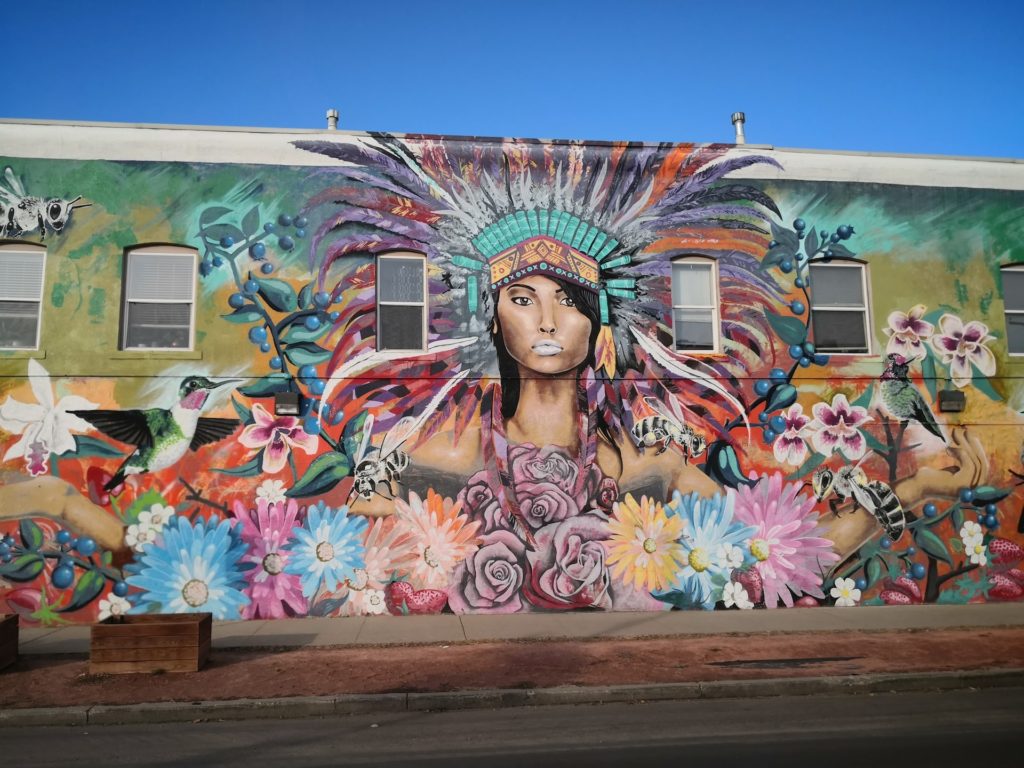Beautiful wall art in Denver